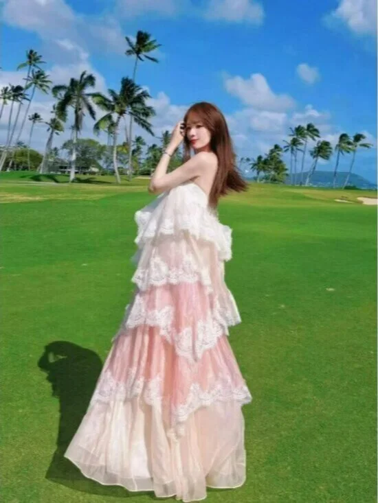 AJE Ophelia Lace Gown - Picture 2 of 15